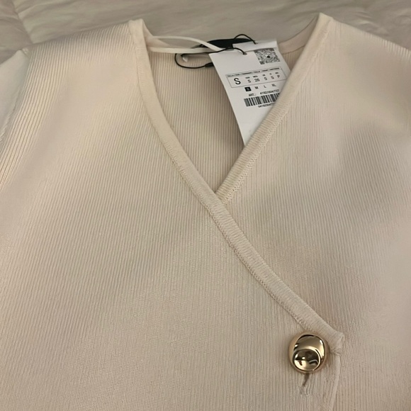 ZARA TAILORED KNIT BLAZER NWT SIZE SMALL! Stunning - Picture 4 of 5